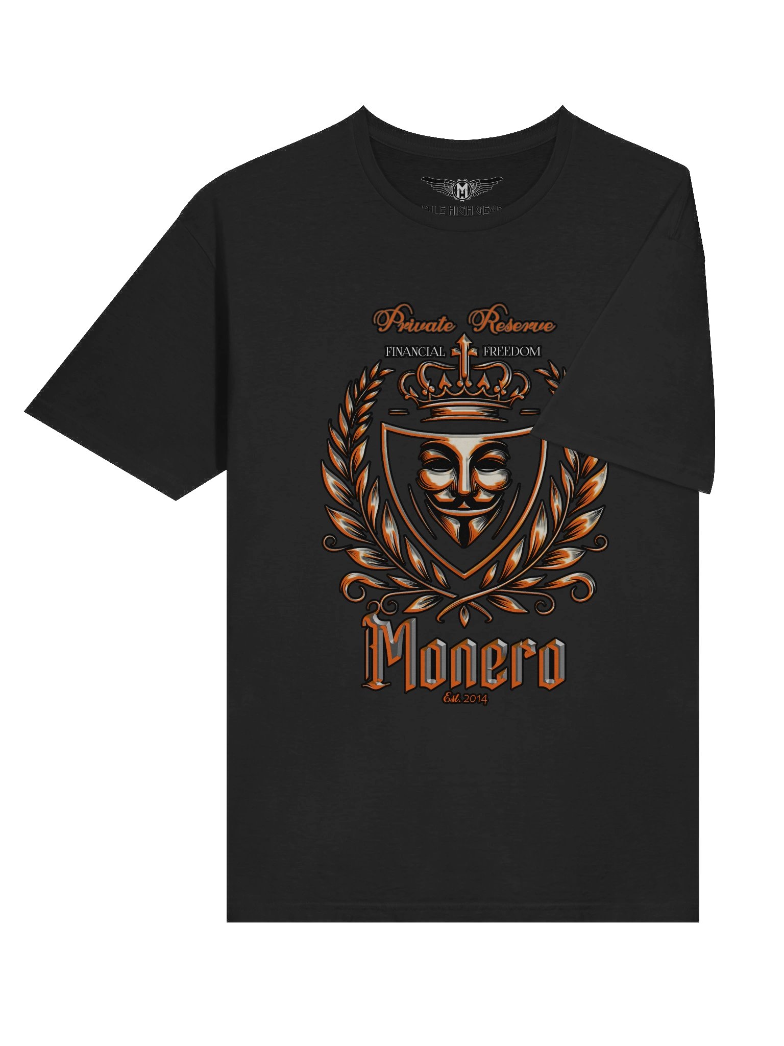 Monero Privacy Reserve T-Shirt product image (7)