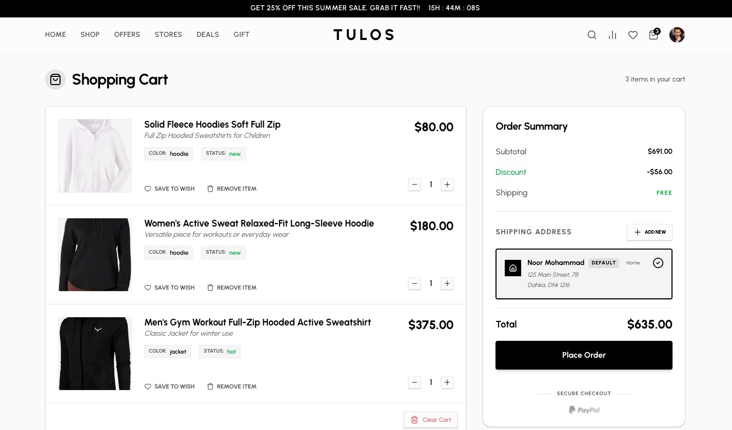 Tulos — The Ultimate Full-Stack E-Commerce Platform (Next.js 16+ & Tailwind v4) product image (11)