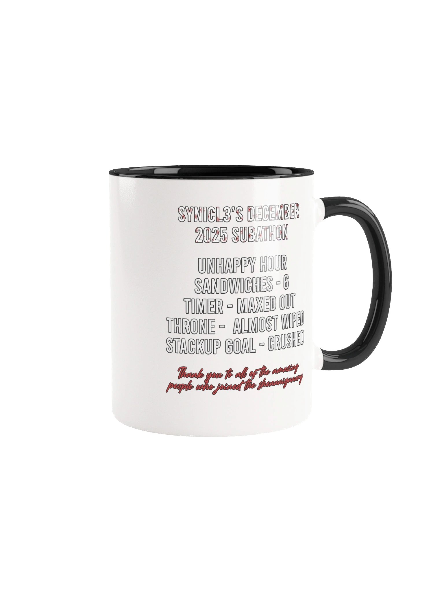 Dec 2025 Subathon - Stats Mug product image (10)