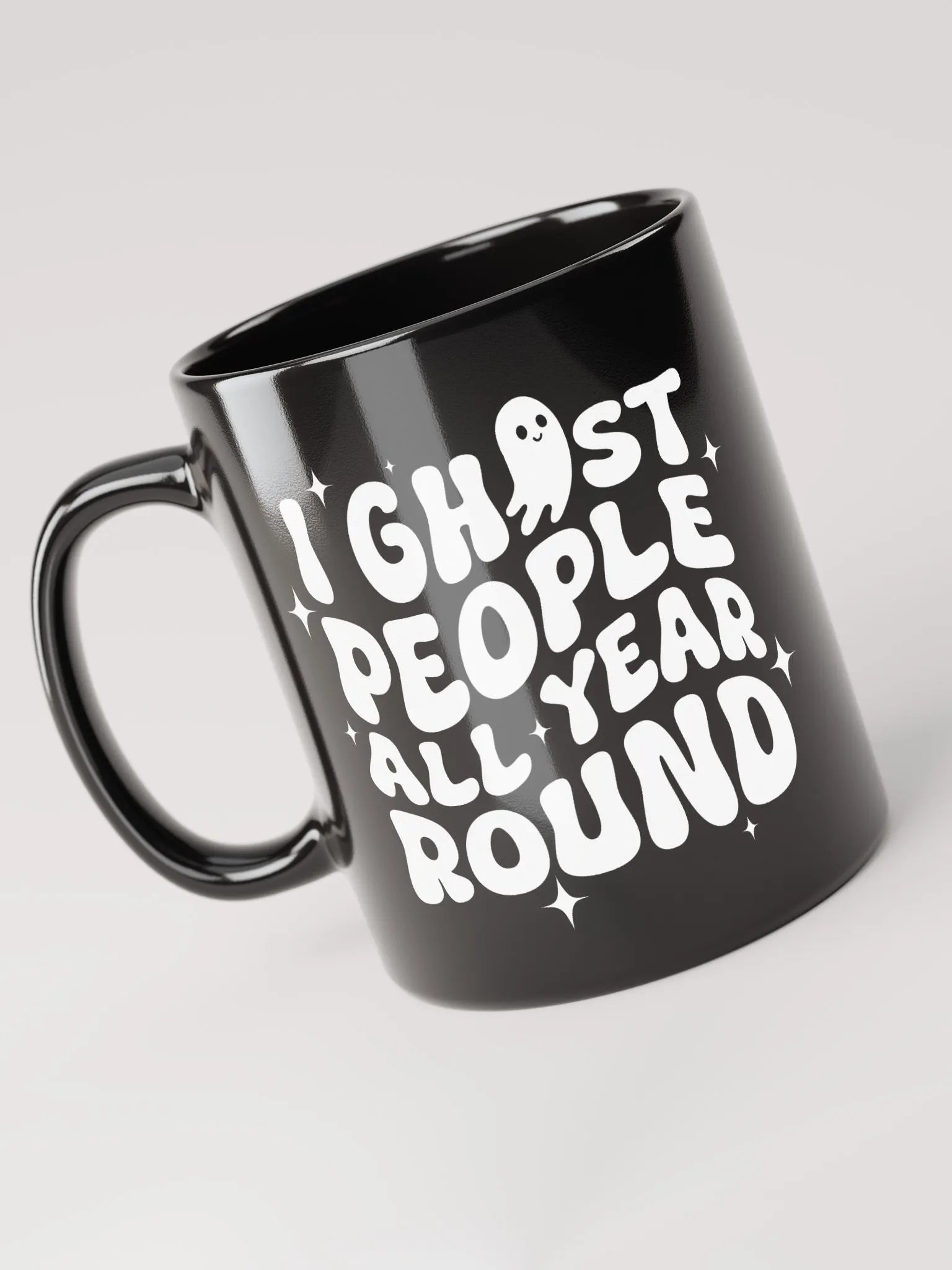 Ghost Mug (Black) product image (1)