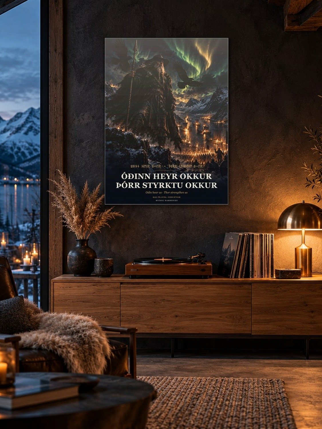 Óðinn heyr okkur — Gods of War Art Poster product image (1)