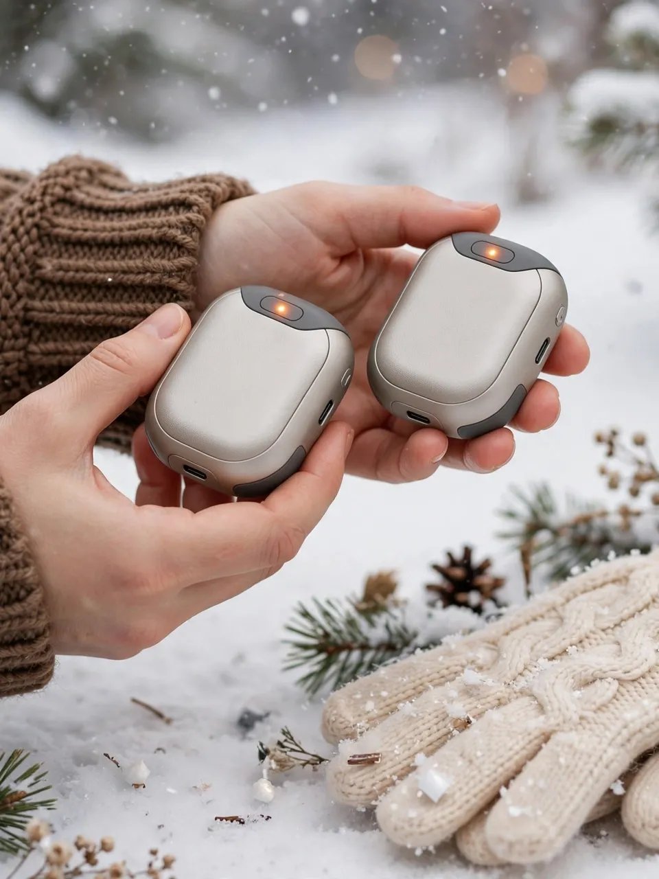 Rechargeable Hand Warmers (Pair) — Stay Warm All Winter product image (3)