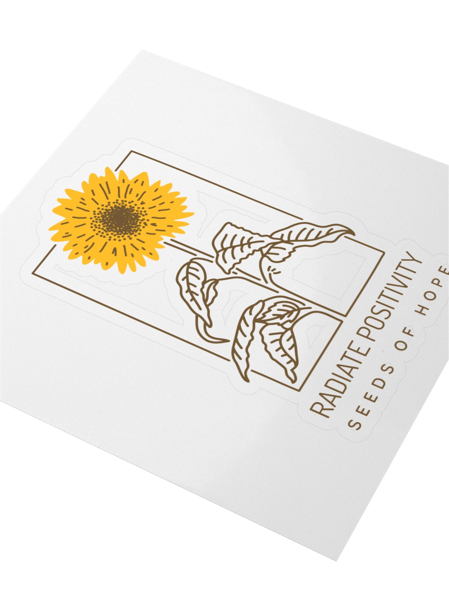 Radiate Positivity Sunflower Stickers product image (3)
