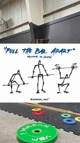 | COACHING CUE |

“Pull the bar apart” - picked up from picked up from @k_mighty via @caraheadsslaughter_oly 

When?
Snatch

...