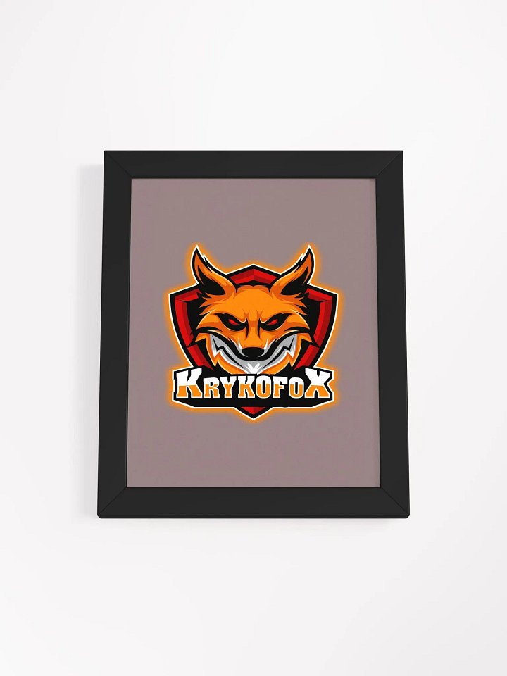 Fox poster met lijst - wanddecoratie product image (1)