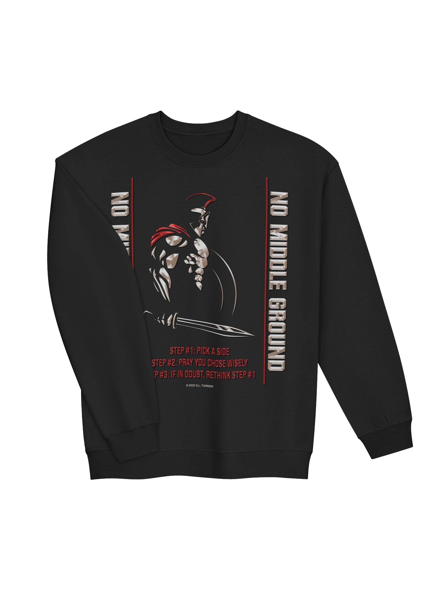 No Middle Ground, Pick a Side, Drk Sweatshirt BV product image (3)