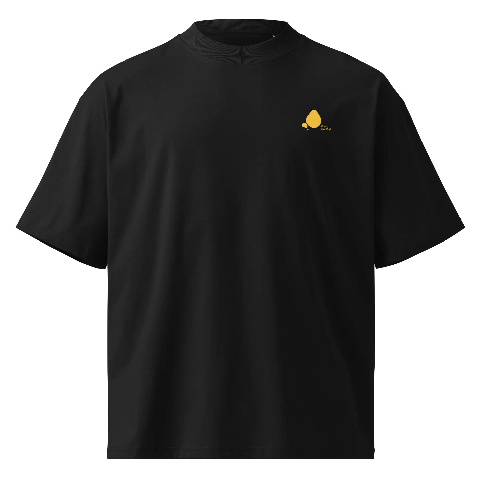 It Was Worth It | Organic Oversized Tee – Natural Feel product image (1)