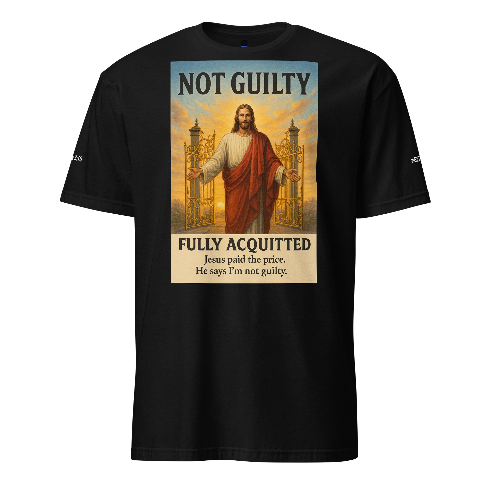 Not Guilty Robed Figure T-Shirt product image (1)