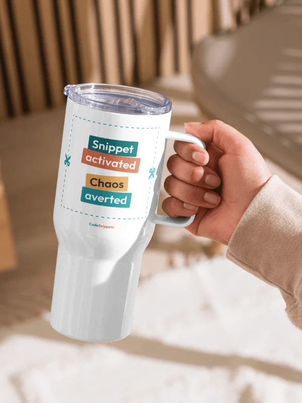 Snippet Activated - Travel Mug product image (8)