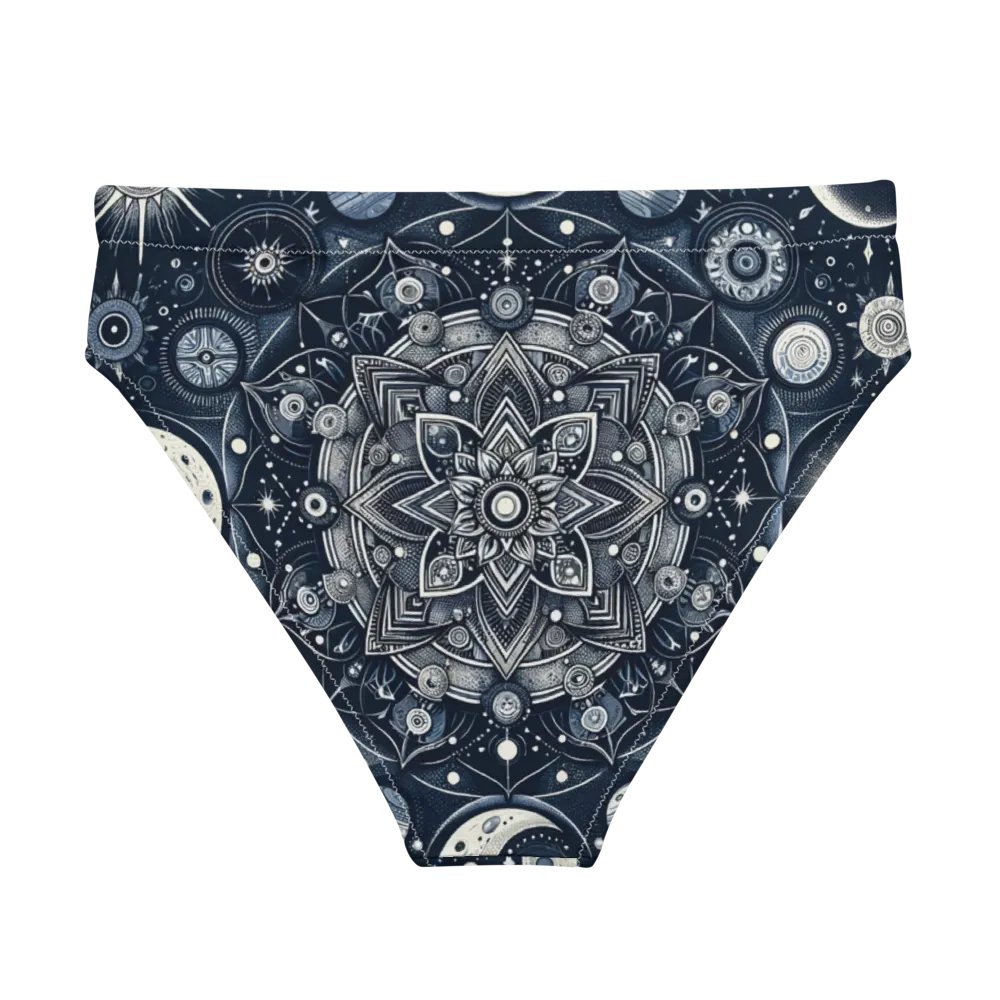 All-Over Print Recycled High Waisted Bikini Bottom product image (1)