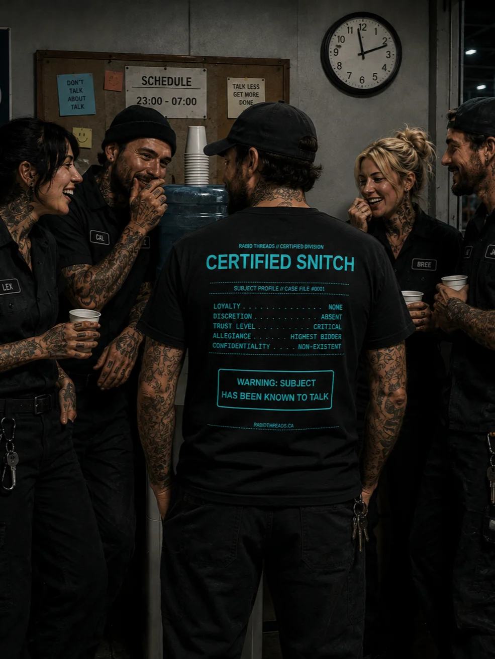 Certified Snitch™ Heavyweight Tee | Case File #0001 product image (1)