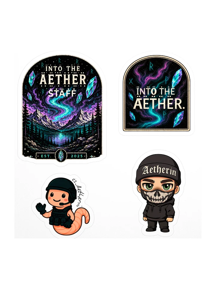 Into the Aether Kiss Cut Sticker Set - MODS product image (1)