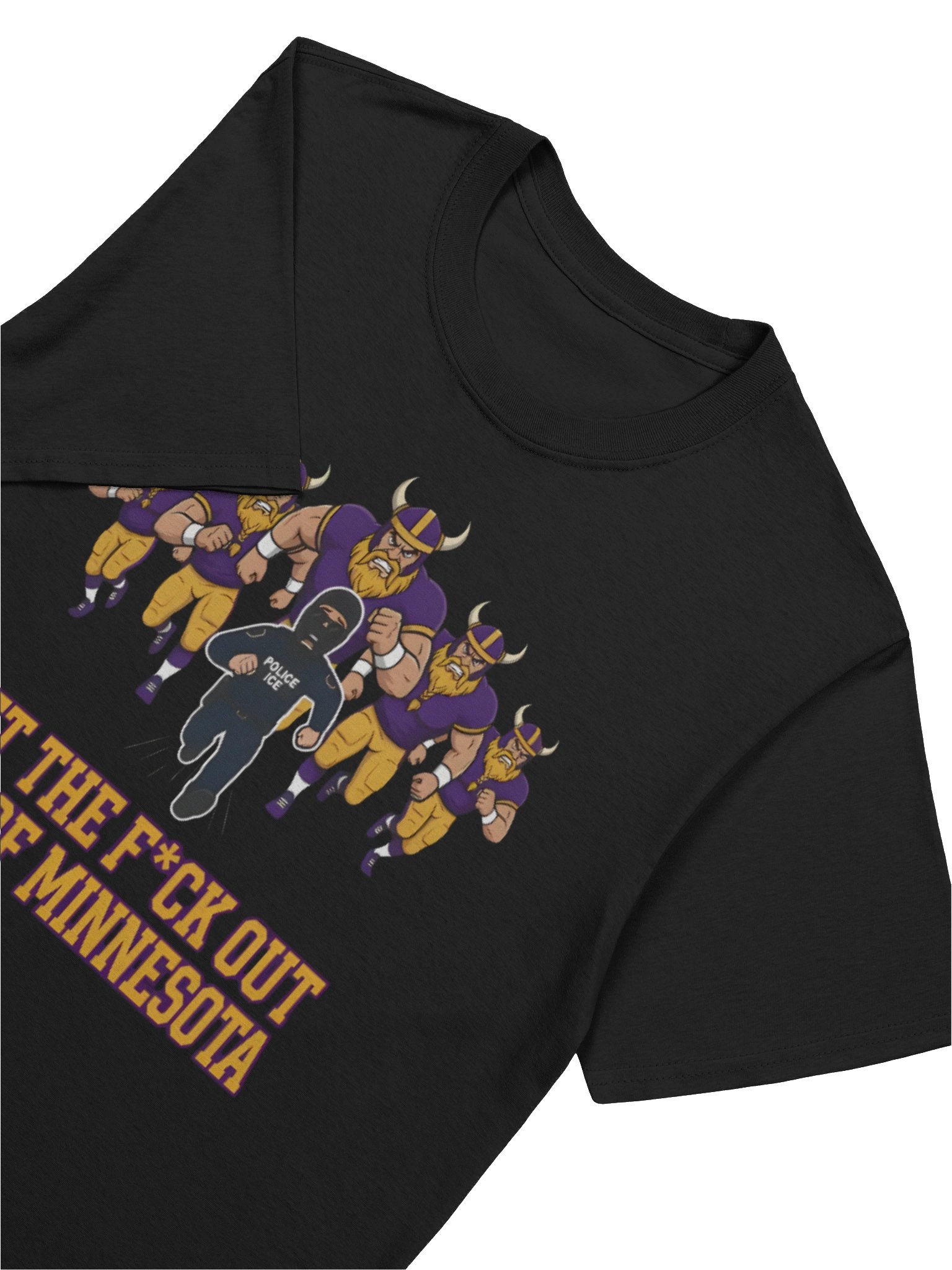 Get Fuck Out Of Minnesota — Minneapolis Viral Statement T-shirt product image (5)
