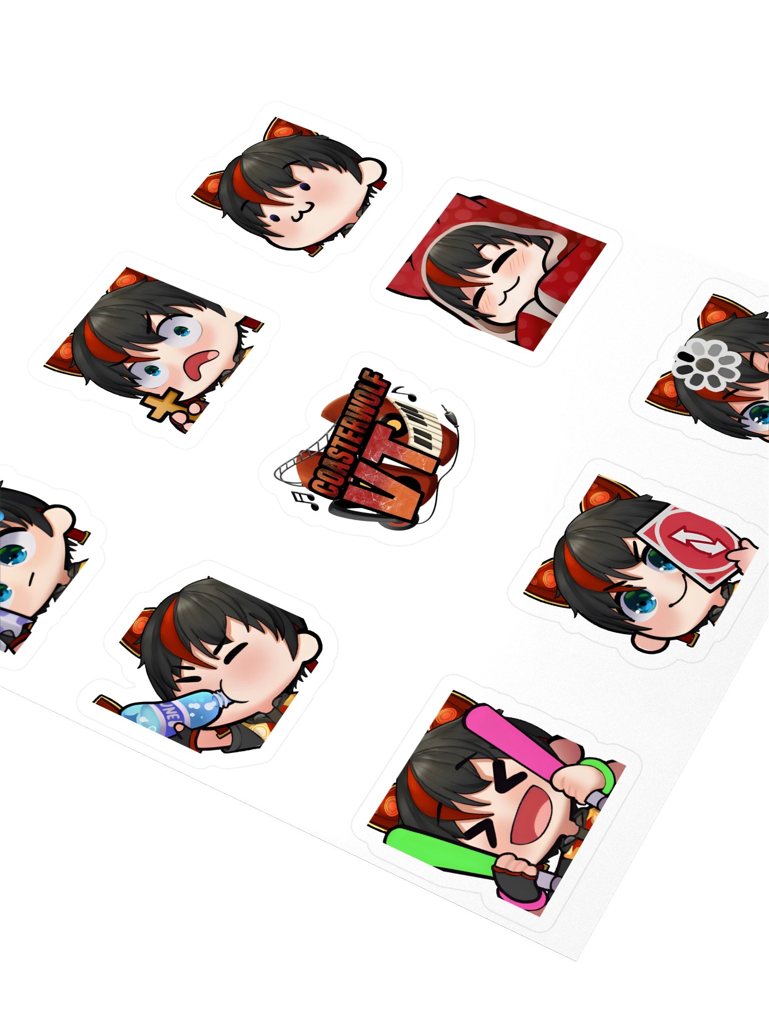 Coaster Emoji stickers product image (3)
