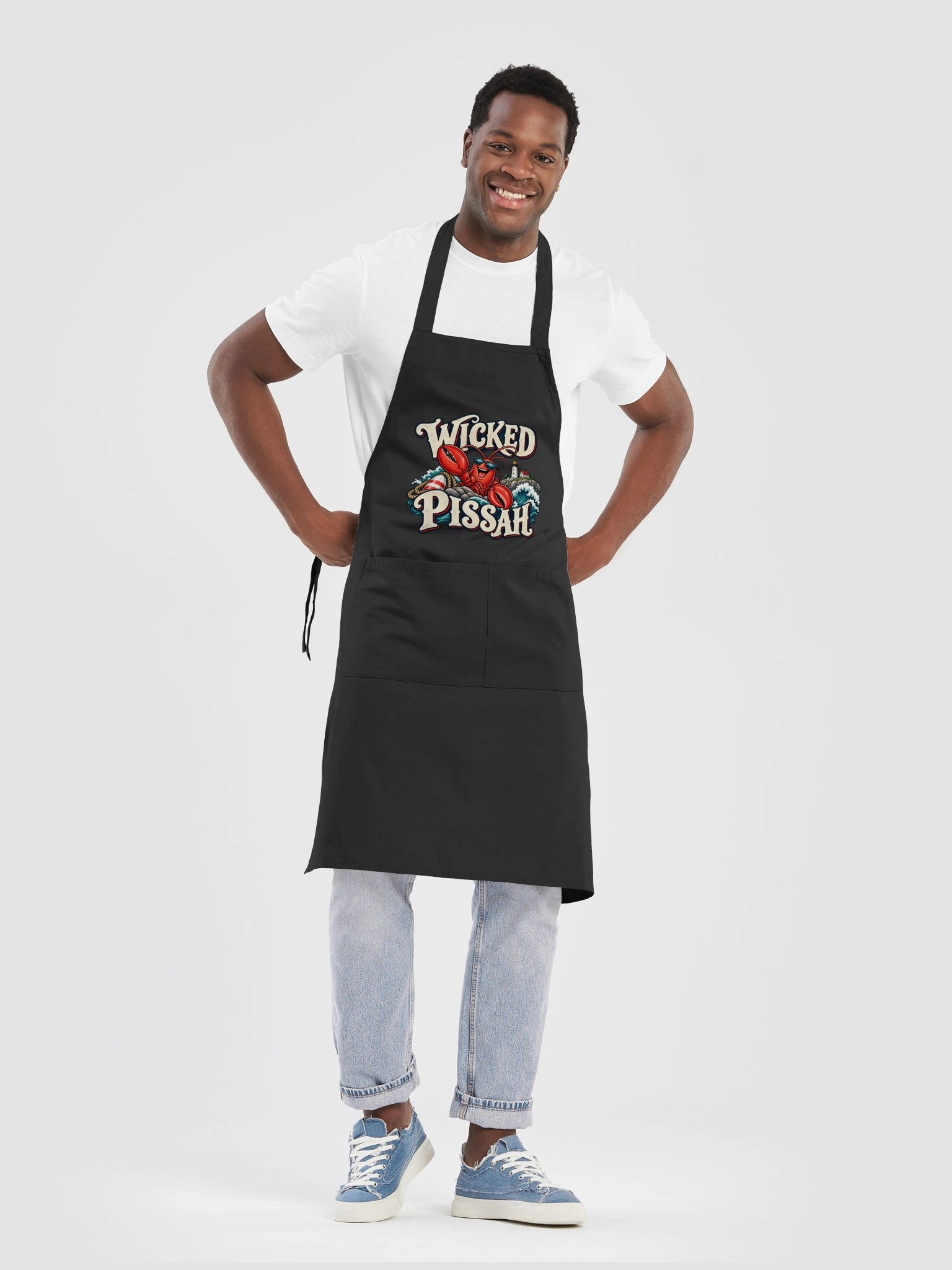 Wicked Pissah Lobster Kitchen Apron product image (3)