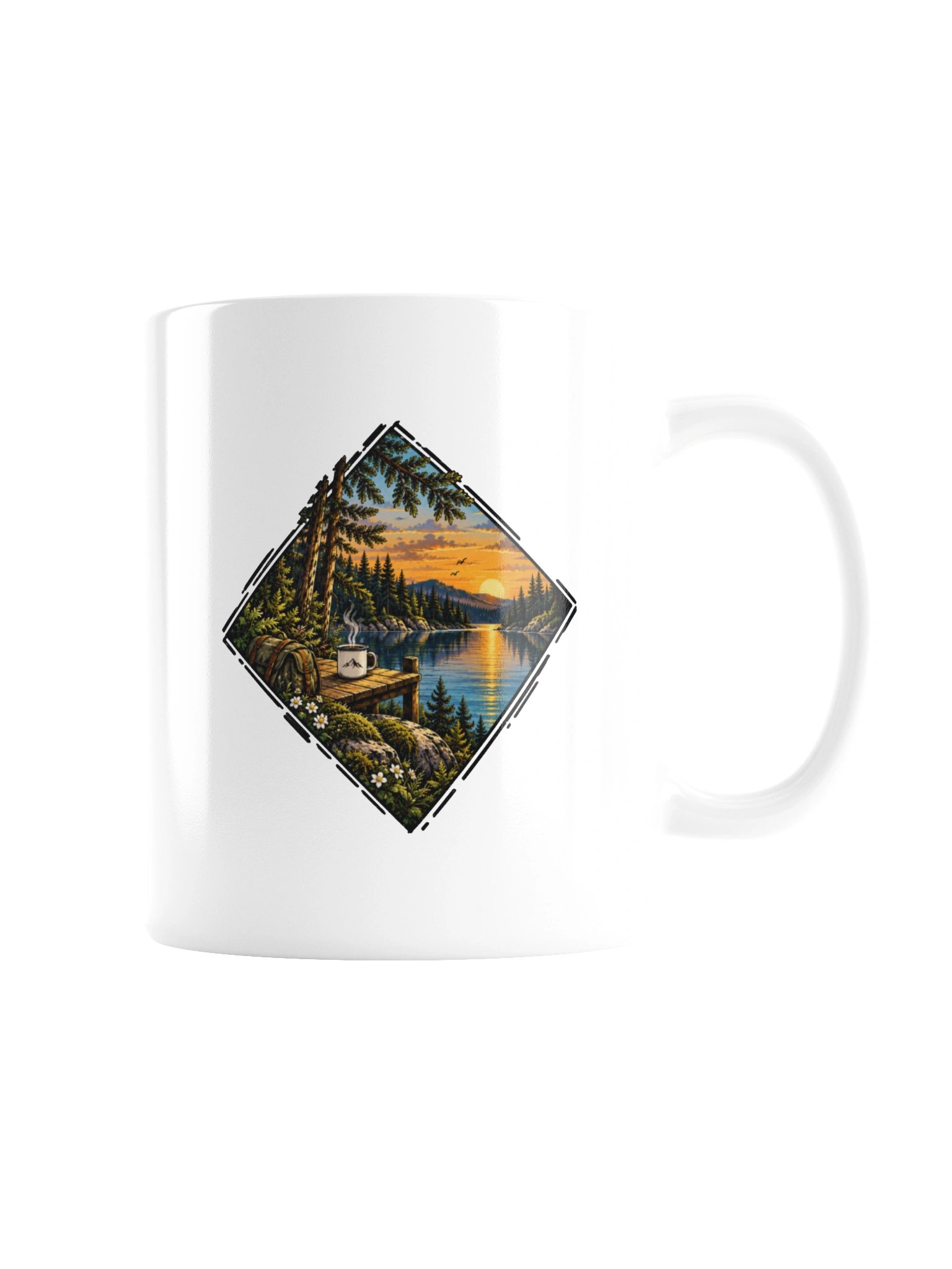 Lake Escape – Sunset Coffee Mug product image (9)