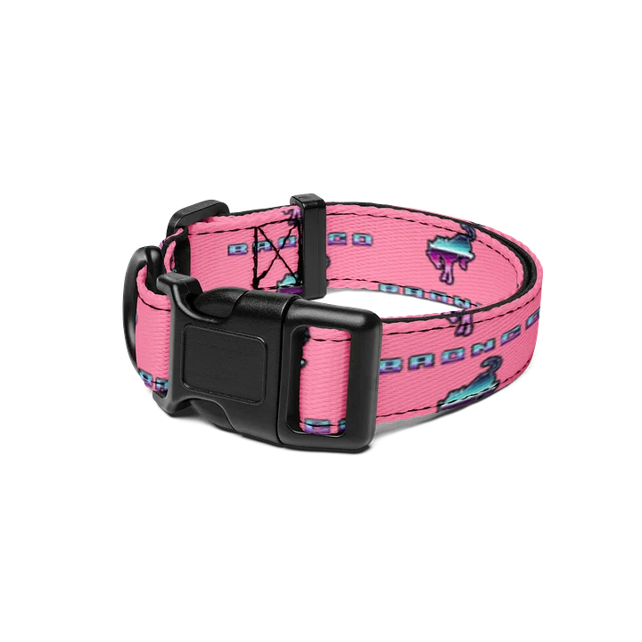 2026 Bronco Beach Bash OBX / Destination Bigfoot Bronco Collab Dog Collar Tickle Me Pink (Multiple Sizes Available) product image (2)