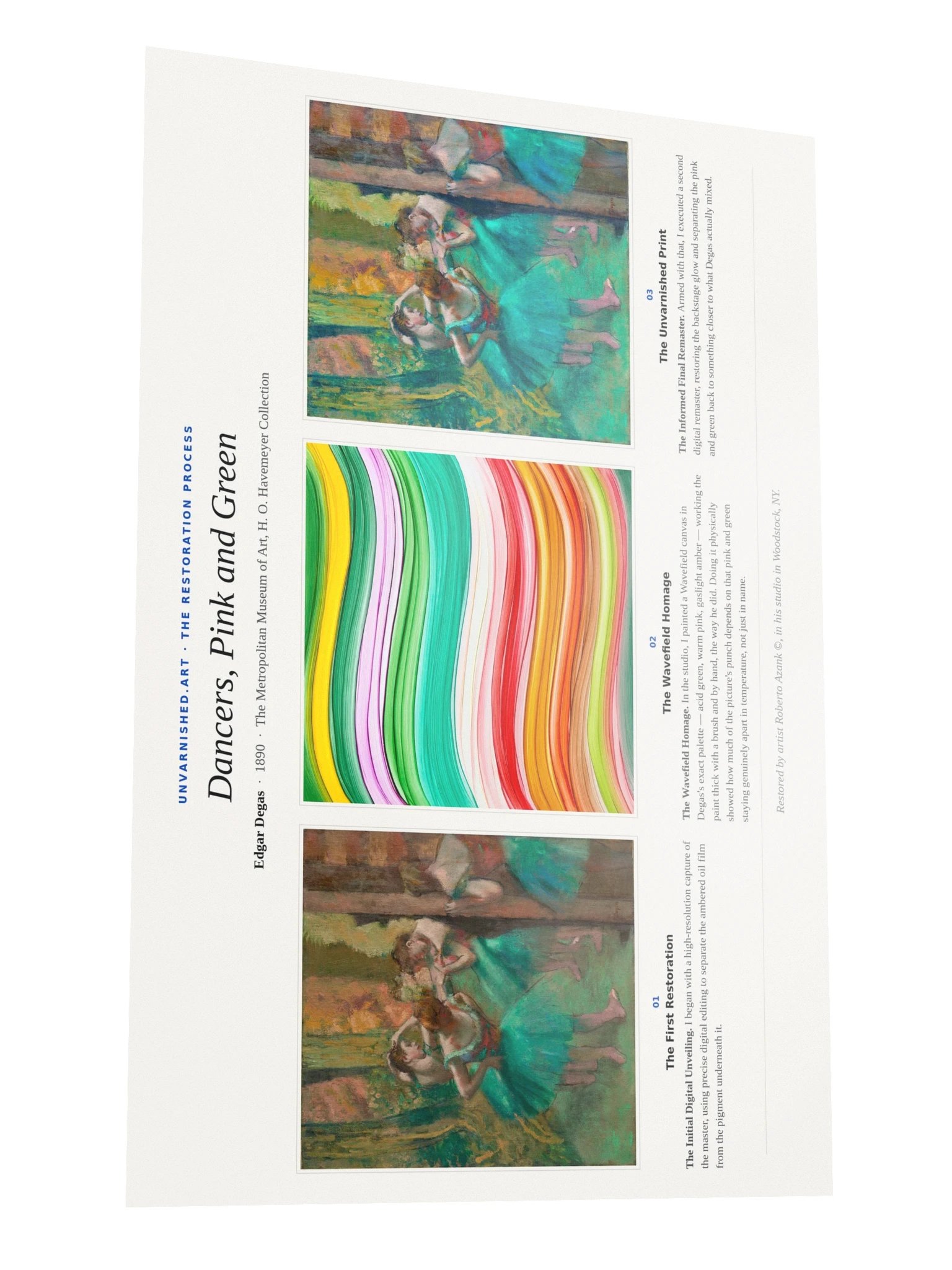 Dancers, Pink and Green — Process Poster product image (3)