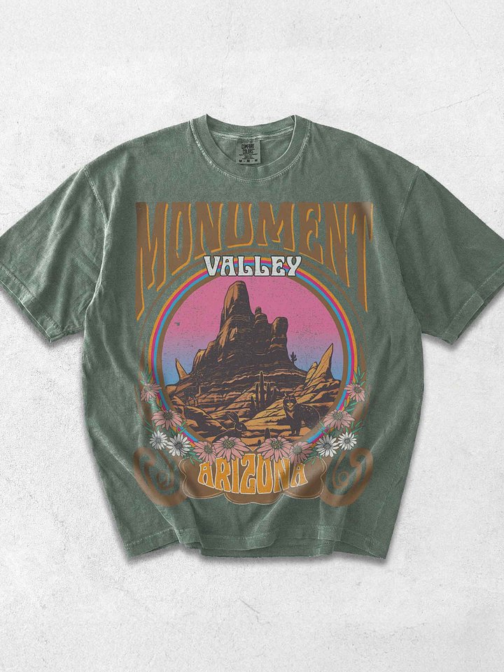Monument Valley Arizona Shirt – Vintage Desert Butte Retro Sunset Travel Tee product image (1)