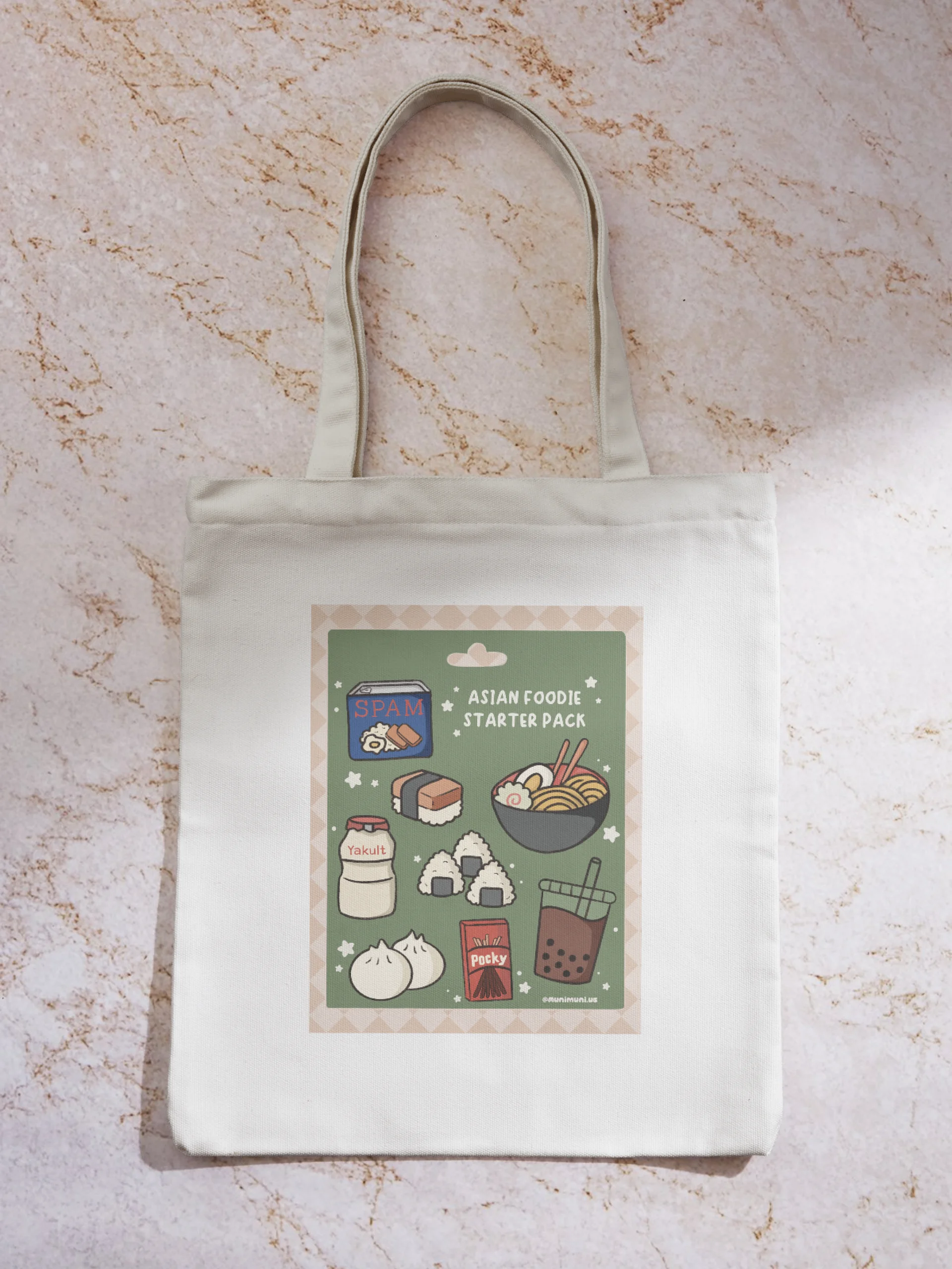 Asian Foodie Canvas Tote Bag product image (1)