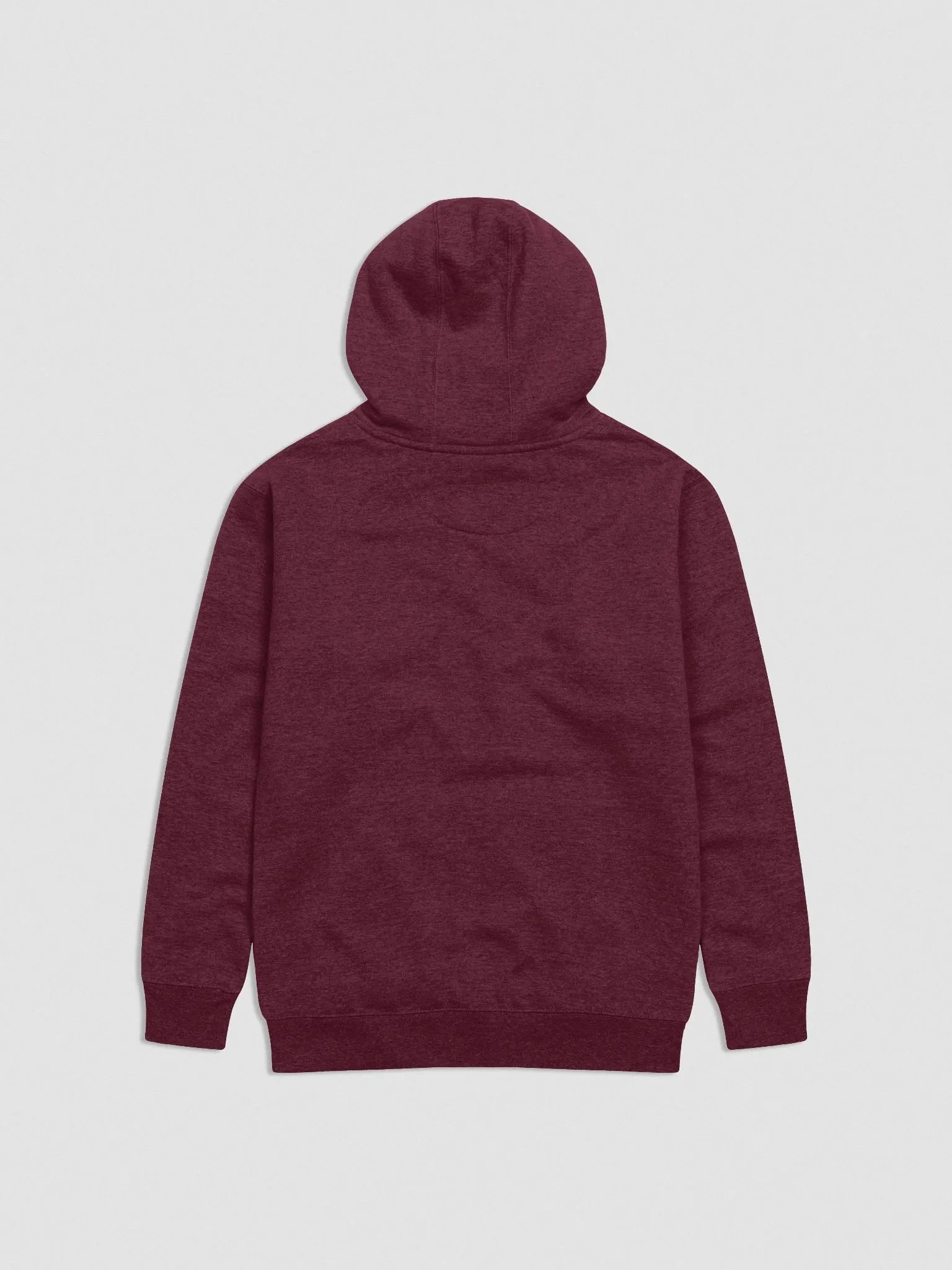 ANGELIC (lg. maroon + white bubble design) embroidered heavyweight hoodie product image (2)