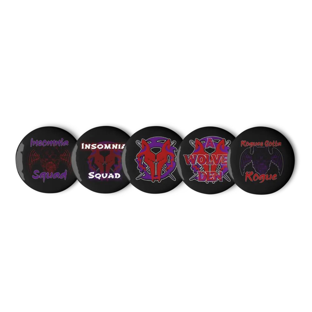 Rogue Squad Button Pins Set product image (3)