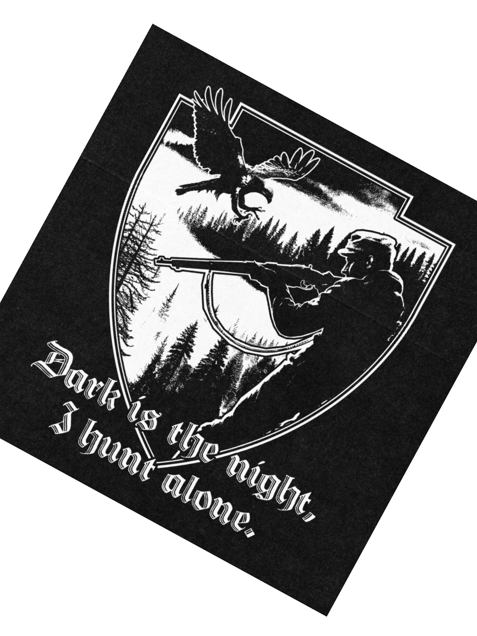"I HUNT ALONE" STICKER product image (5)