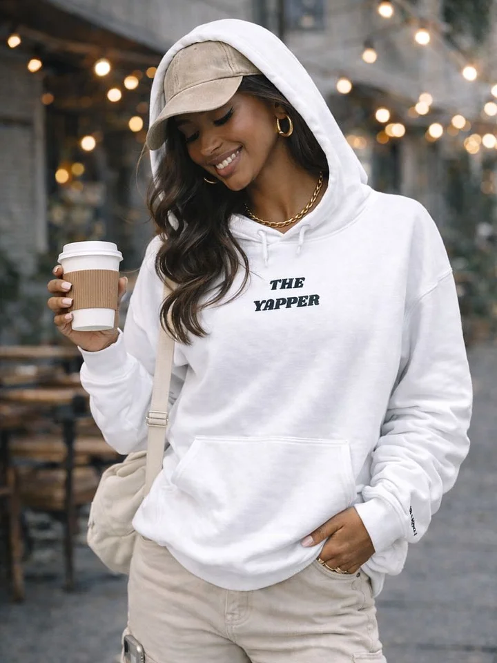 The Yapper Organic Embroidered Hoodie product image (1)