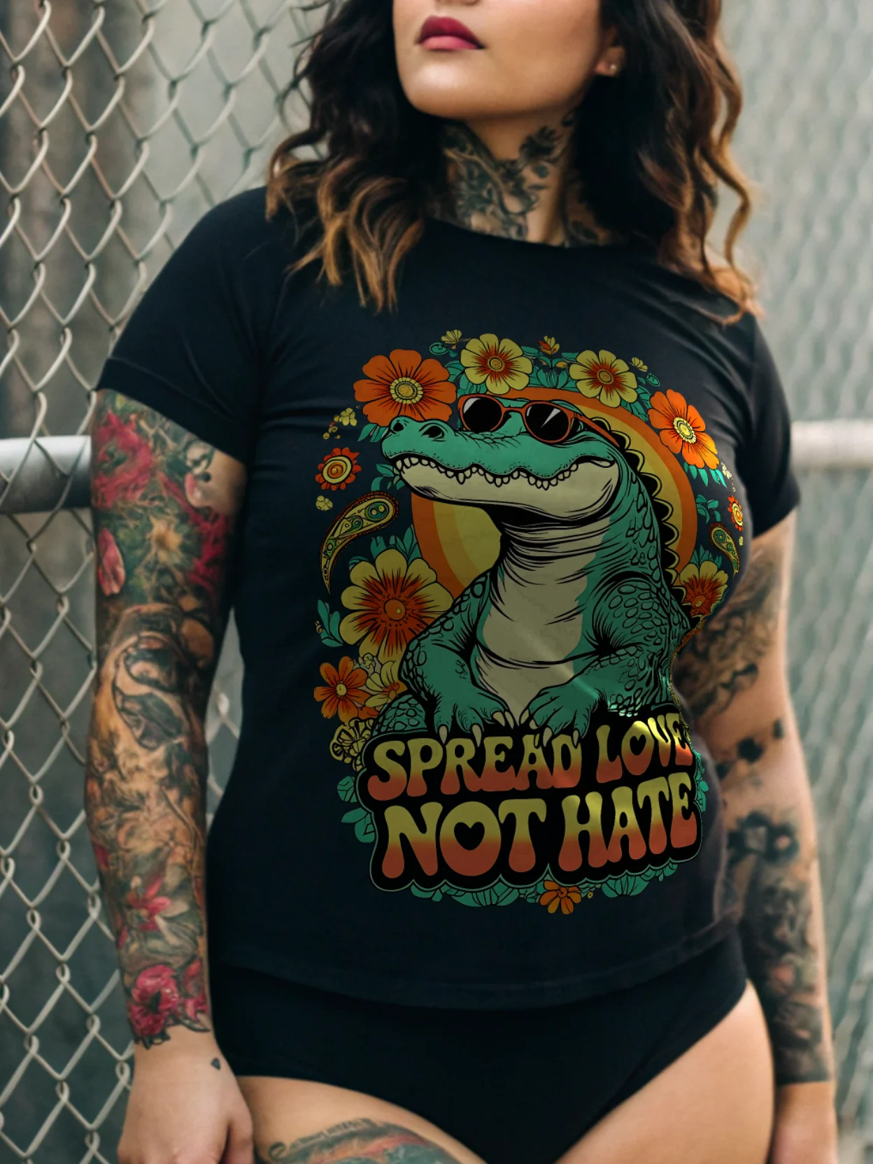 Retro Love Gator Tee product image (1)