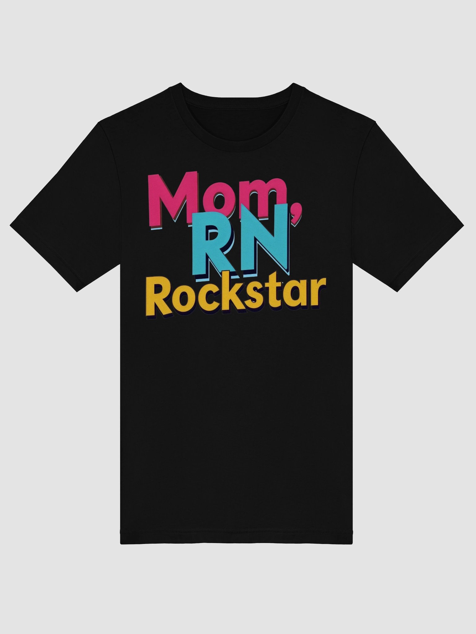 Mom, RN Rockstar 3D T-Shirt product image (38)