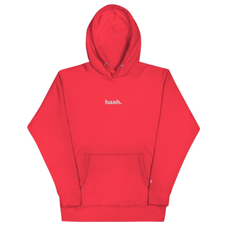 Valentine's Day '25 "hash" Hoodie - Red product image (1)