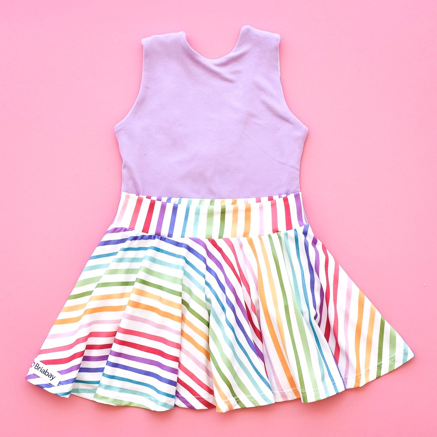 Rainbow & Lilac Reversible Fitted Top product image (4)