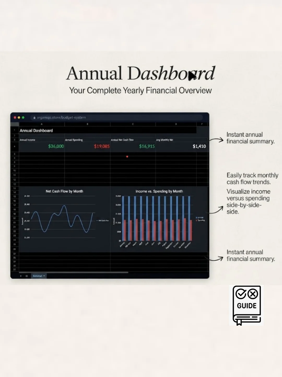 Organiqo Budget System — Stop Losing Track of Your Spending product image (8)