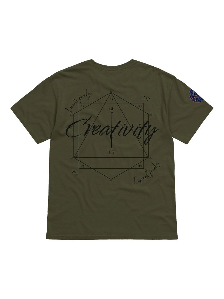 Creativity 132 Vibrational T-Shirt (BACK Only) product image (2)