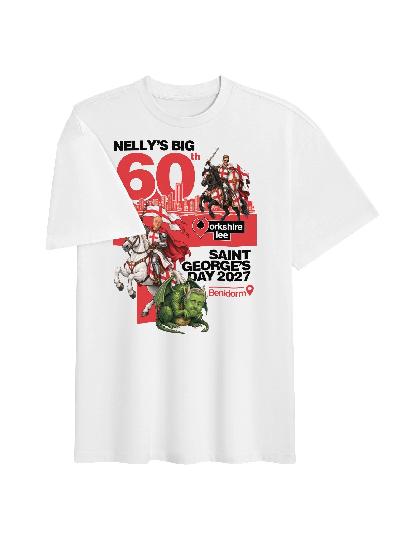 Nelly's 60th Saint George's Day oversized heavyweight t-shirt product image (3)