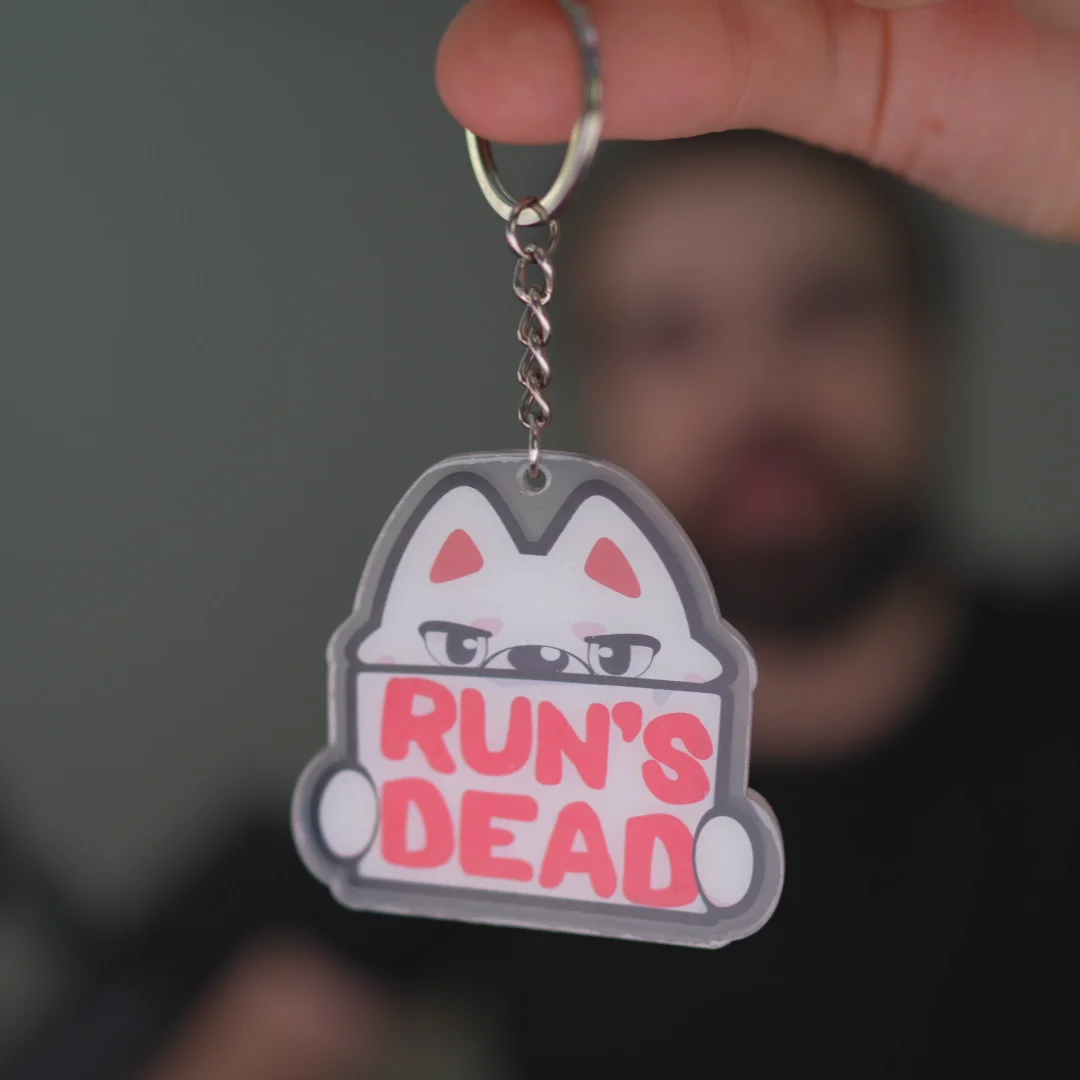 PRE ORDER - Run's Dead Keychain product image (3)