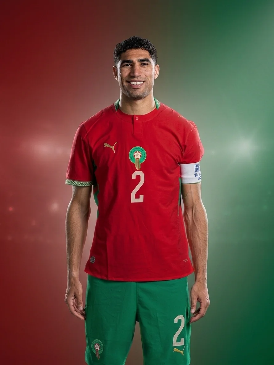 Achraf Hakimi #2 Morocco World Cup 2026 Jersey | Atlas Lions Edition product image (1)