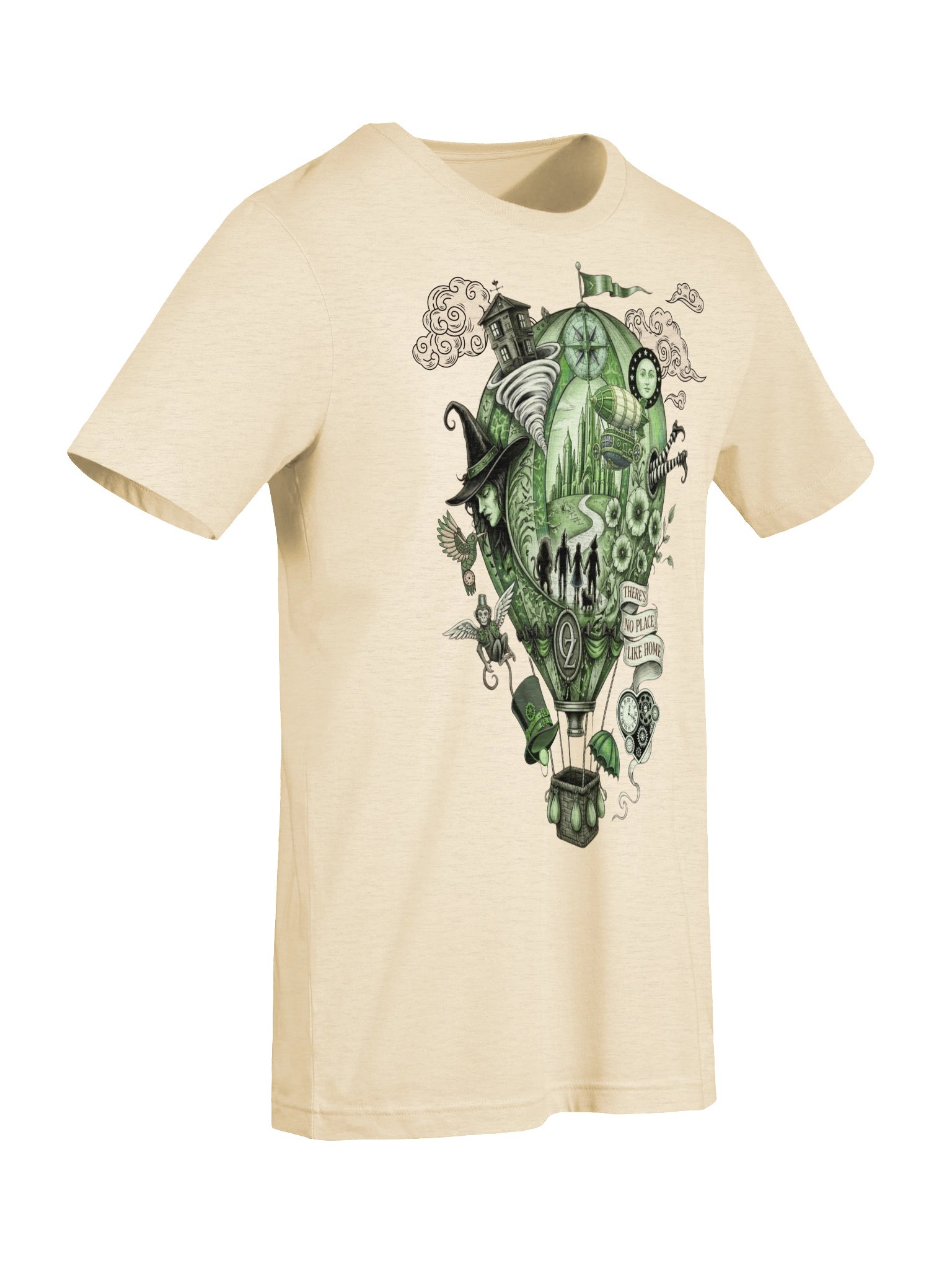 Steampunk Oz Shirt, Whimsigoth Land of Oz Hot Air Balloon Tee product image (8)