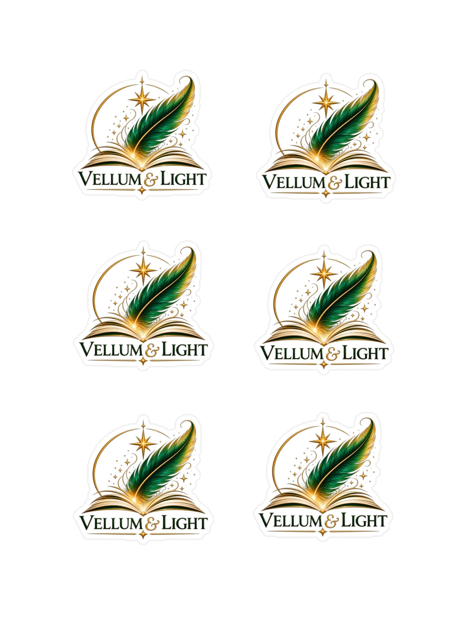 Vellum & Light Logo Sticker Sheet product image (3)