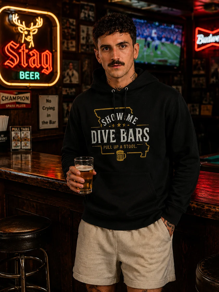 Missouri Heritage Hoodie – Black product image (5)