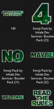 Green Galaxy Word Expression Emojis product image (2)