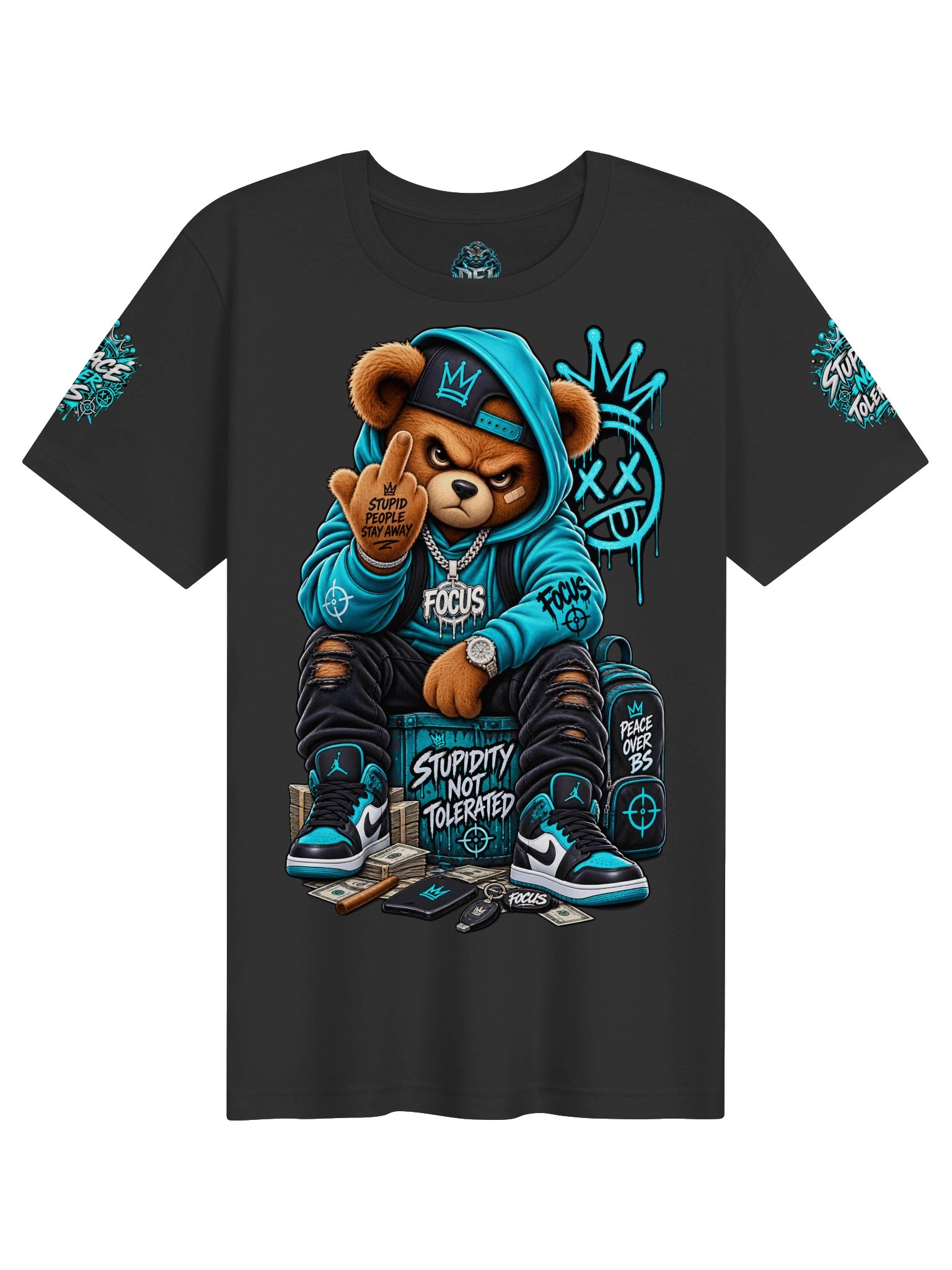 FOCUS — Stupidity Not Tolerated Tee product image (1)