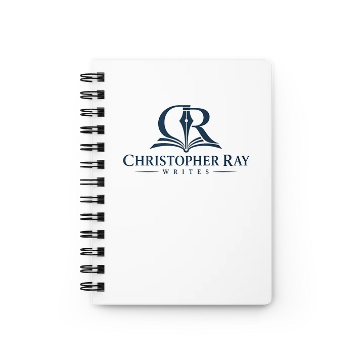 Navy Logo Spiral Journal product mockup