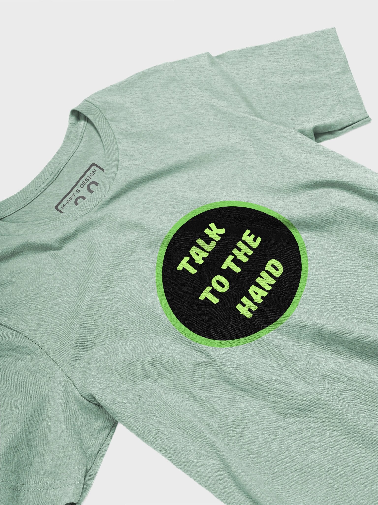 Empowerment 'HAND' Circle Graphic Tee - green product image (3)
