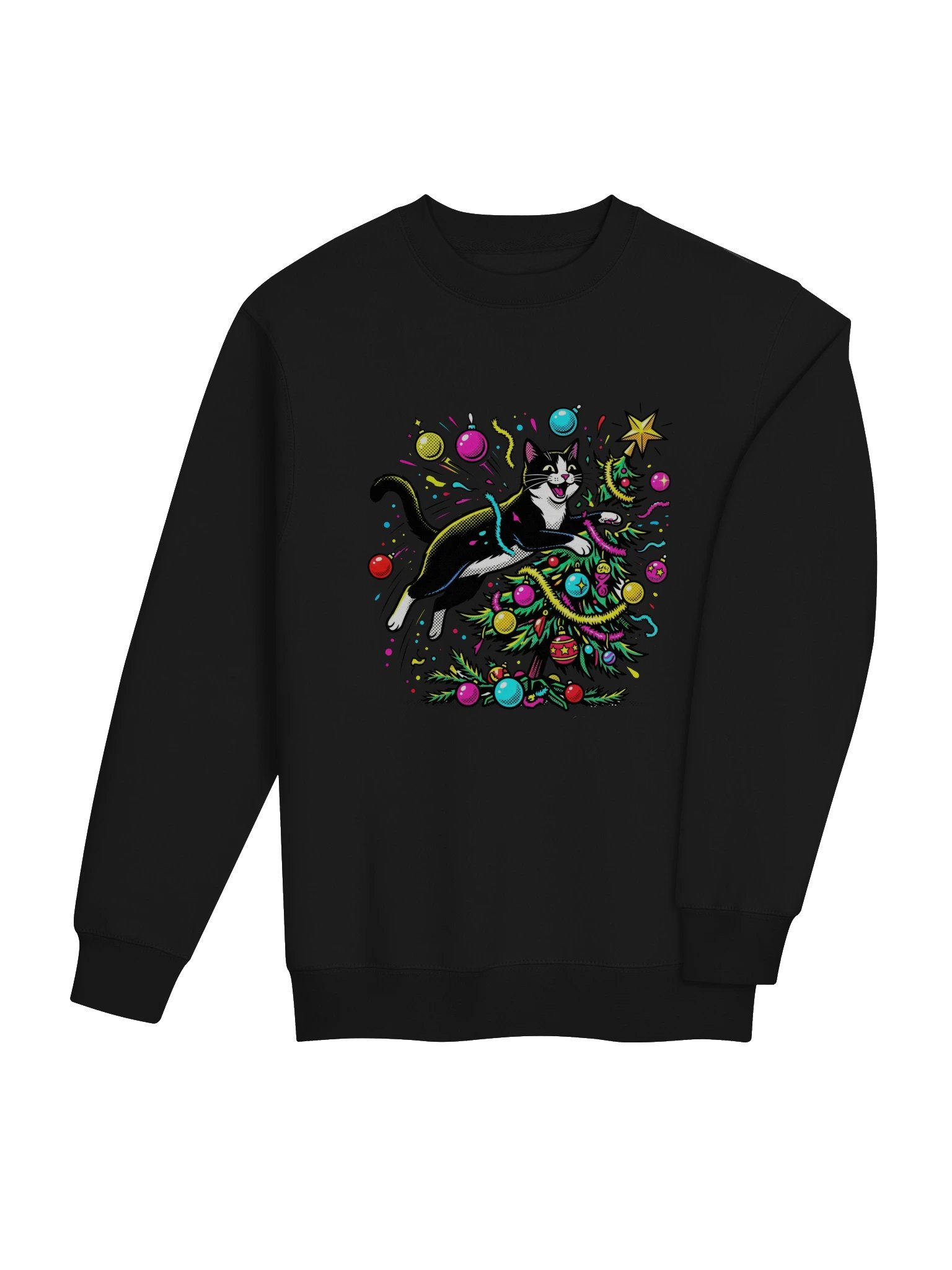 Tree Toppler Cat Crewneck product image (10)