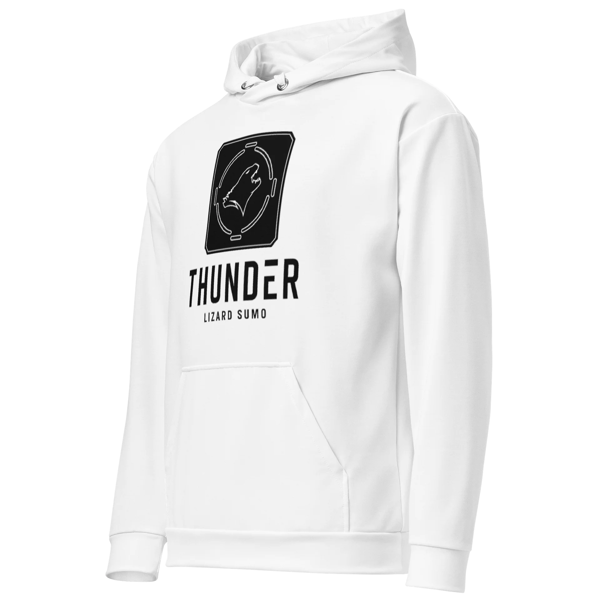 Thunder Logo Hoodie White product image (3)