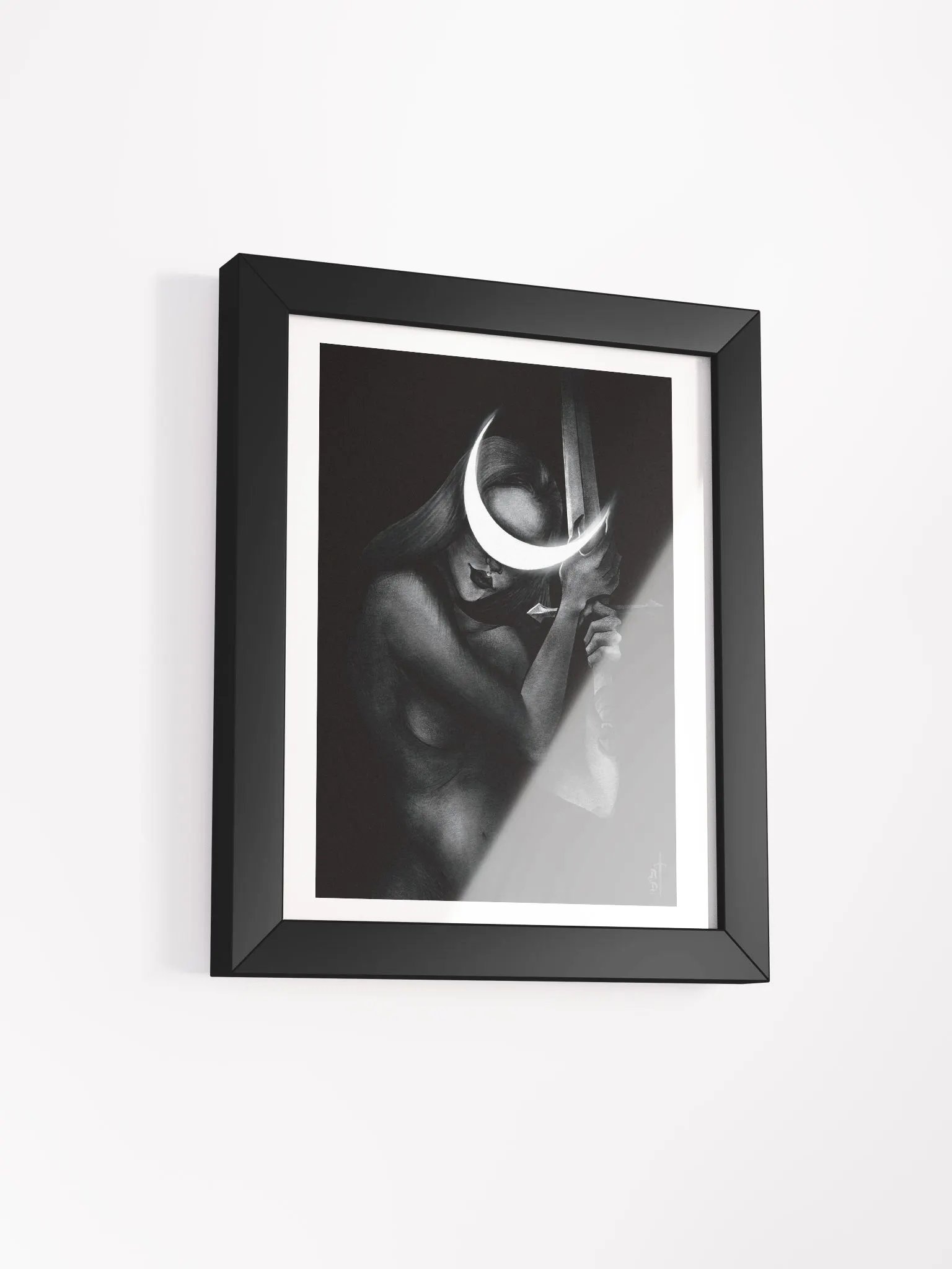 Lunar Eclipse Framed Art Print product image (4)