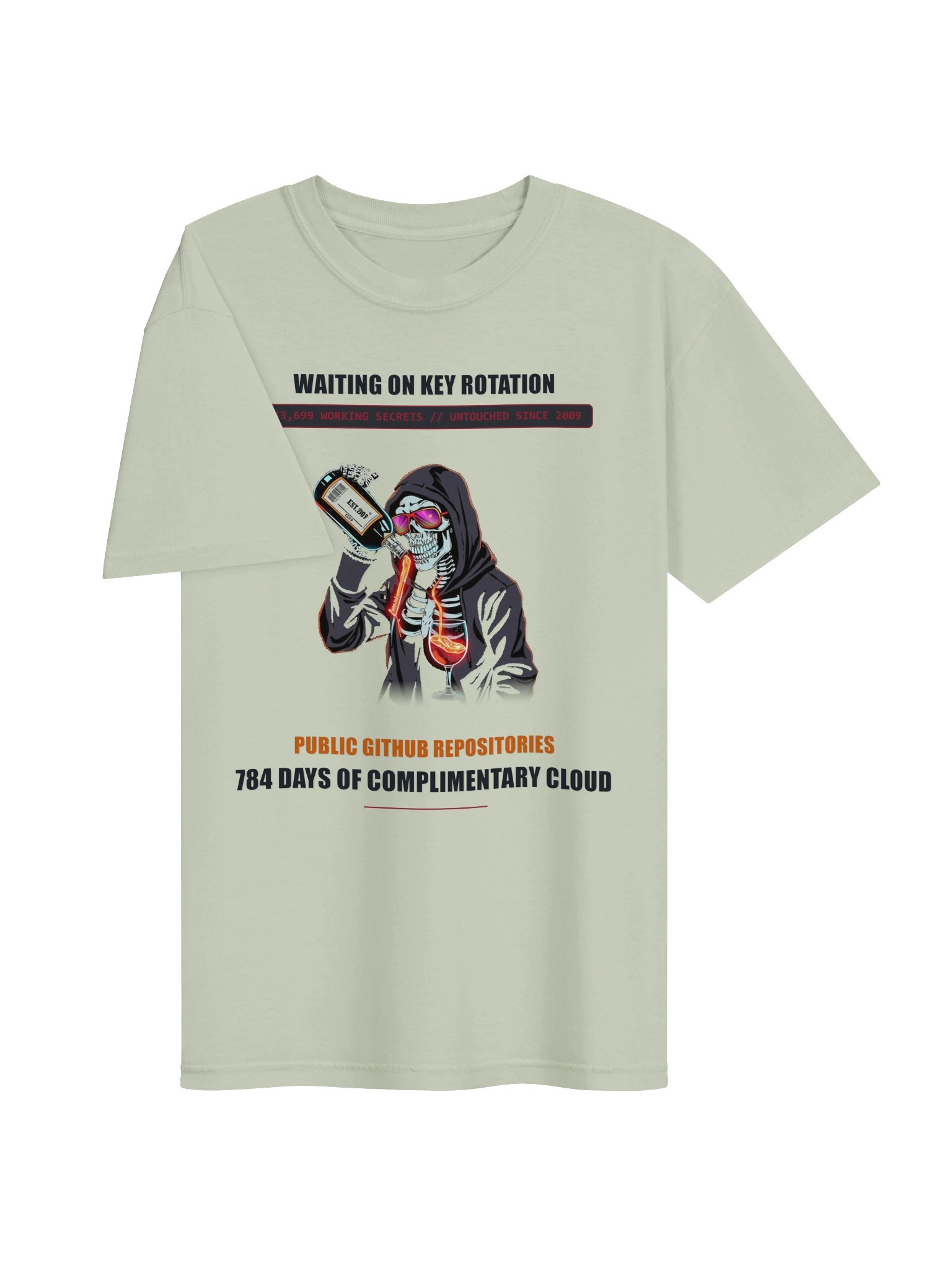 Waiting On Key Rotation // 784 Days In Public Heavyweight Tee - Light product image (11)