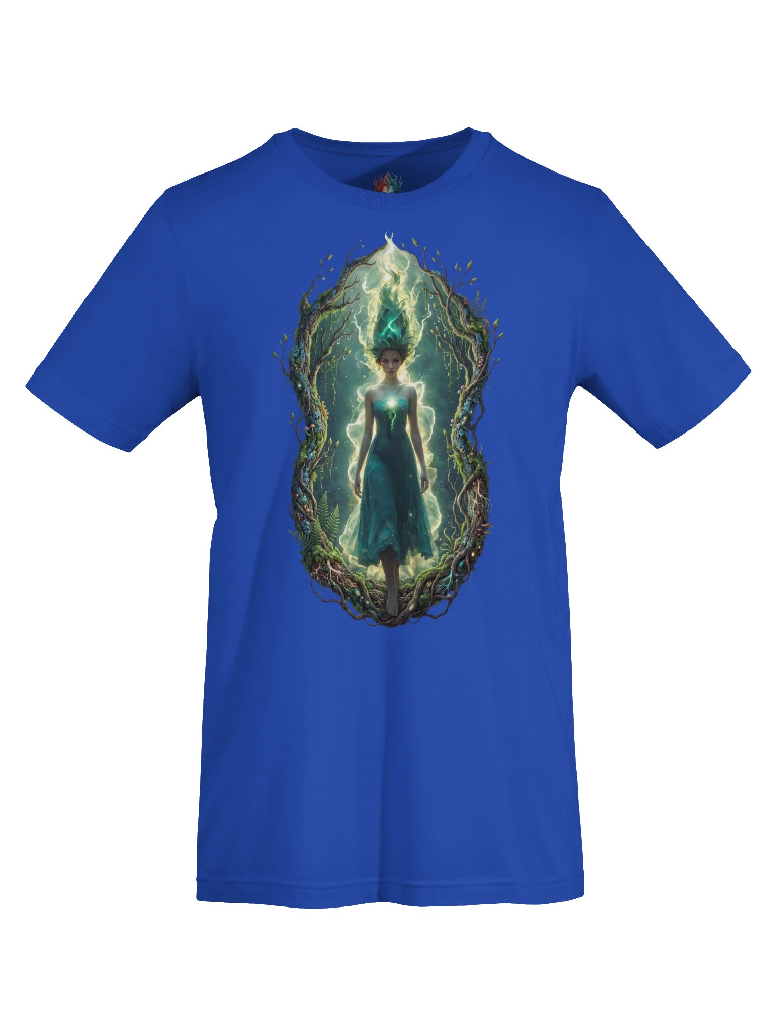 Psionic Nature Goddess T-Shirt | Earth Elemental Fantasy Art Tee product image (5)