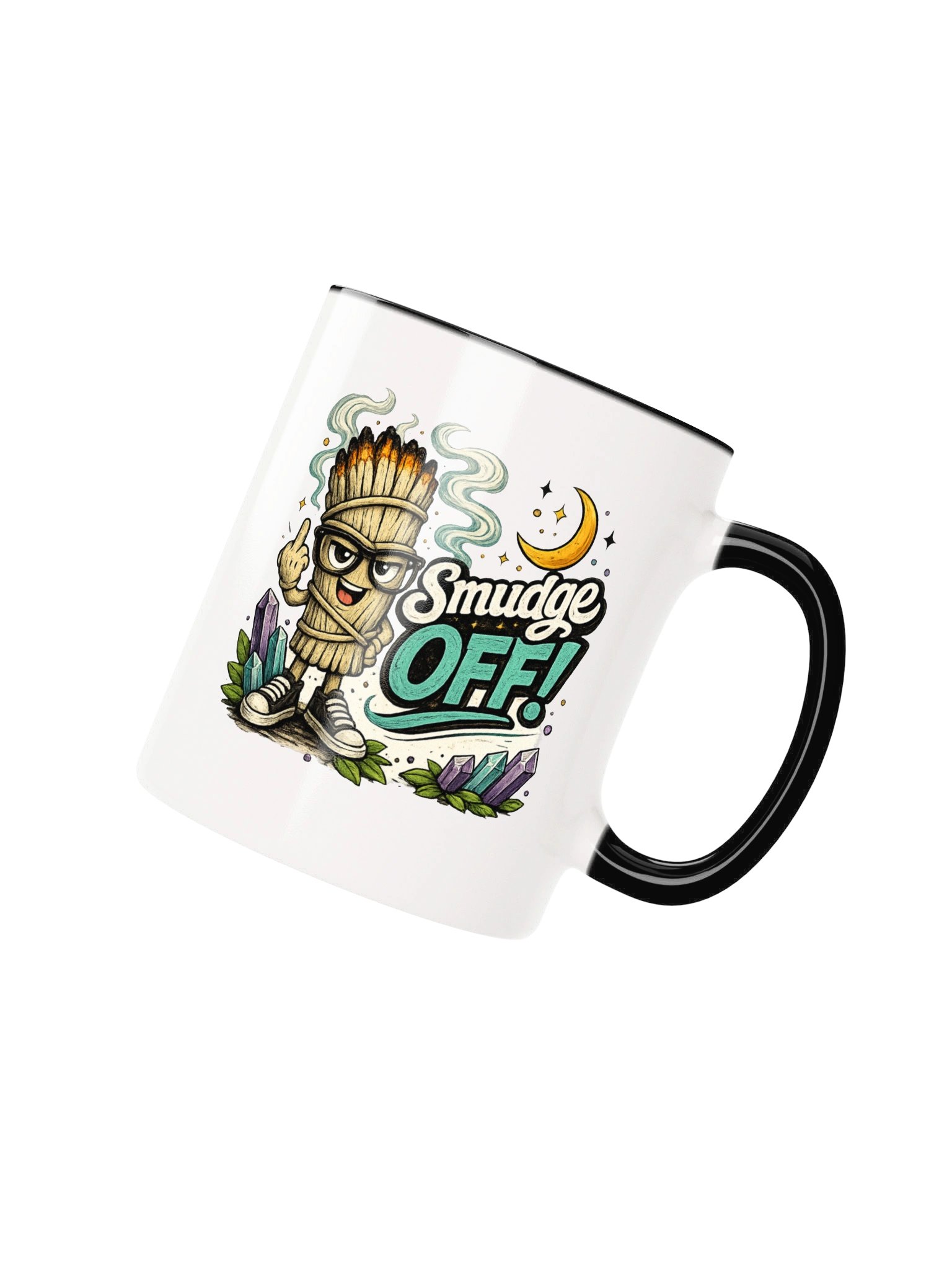 Smudgy Says Smudge Off - Funny Spiritual Attitude Mug 11oz or 15oz product image (24)